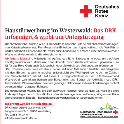 Info Haustürwerbung